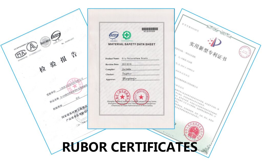 RUBOR CERTIFICATES