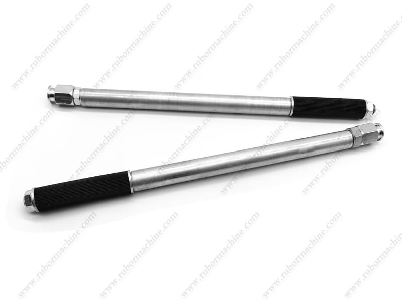 18x300mm Aluminum customized drill packers with flat head nipples